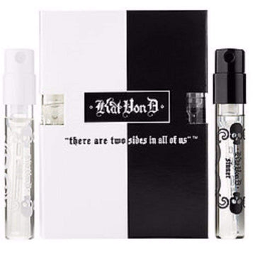 Kat Von D Saint & Sinner Eau De Parfum Perfume Duo Sample Vials Set 0.05 Oz Each : Beauty & Personal Care