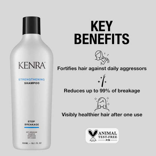 Kenra Strengthening Shampoo/Conditioner | Stop Breakage | Reduces Up To 99% Of Breakage & Provides Hair Breakage Repair | Fortifies Hair Against Daily Aggressors | All Hair Types