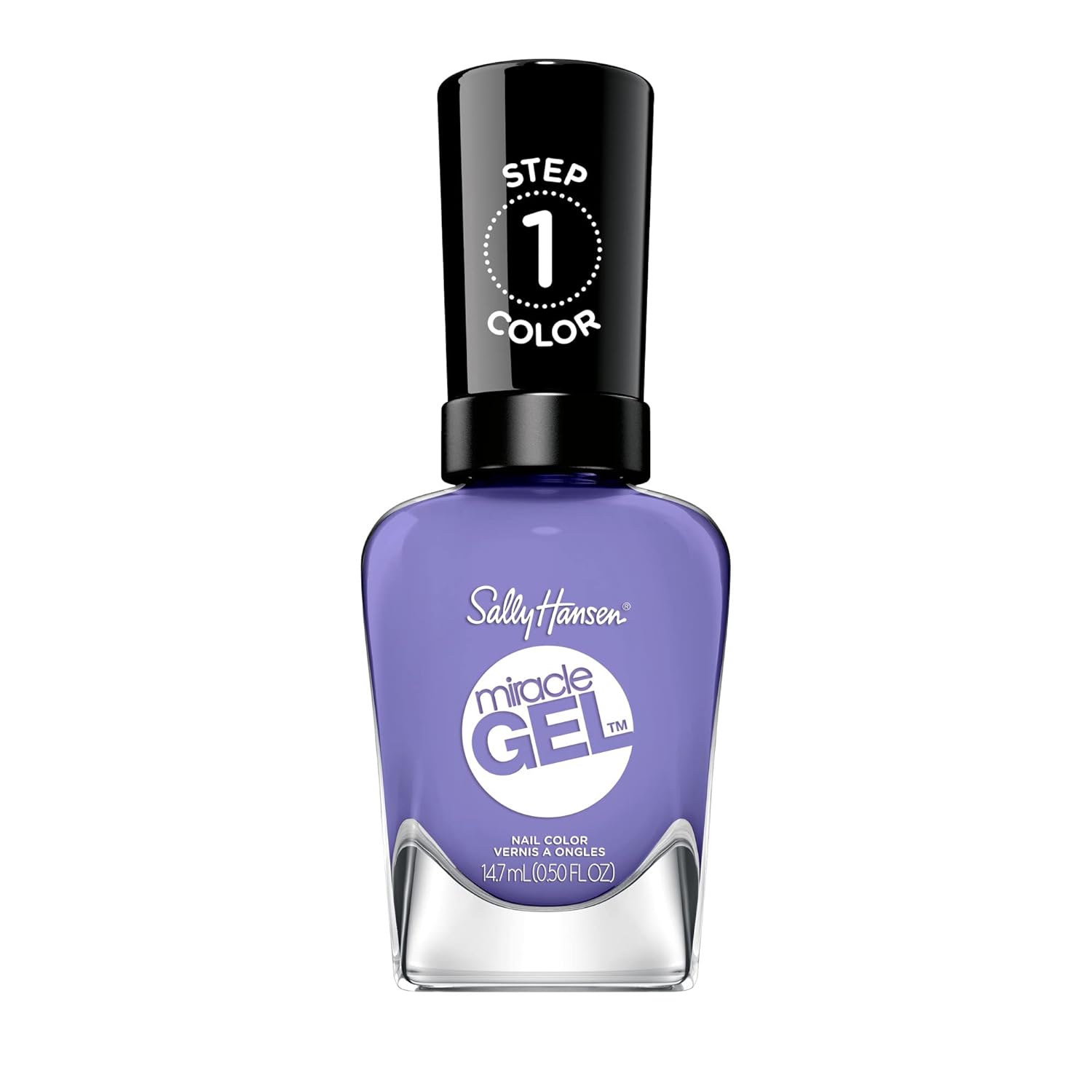 Sally Hansen Miracle Gel™, Knowledge Is Flower, Long Lasting, Gel-Like Formula, No Uv Lamp Needed, Purple Nail Polish