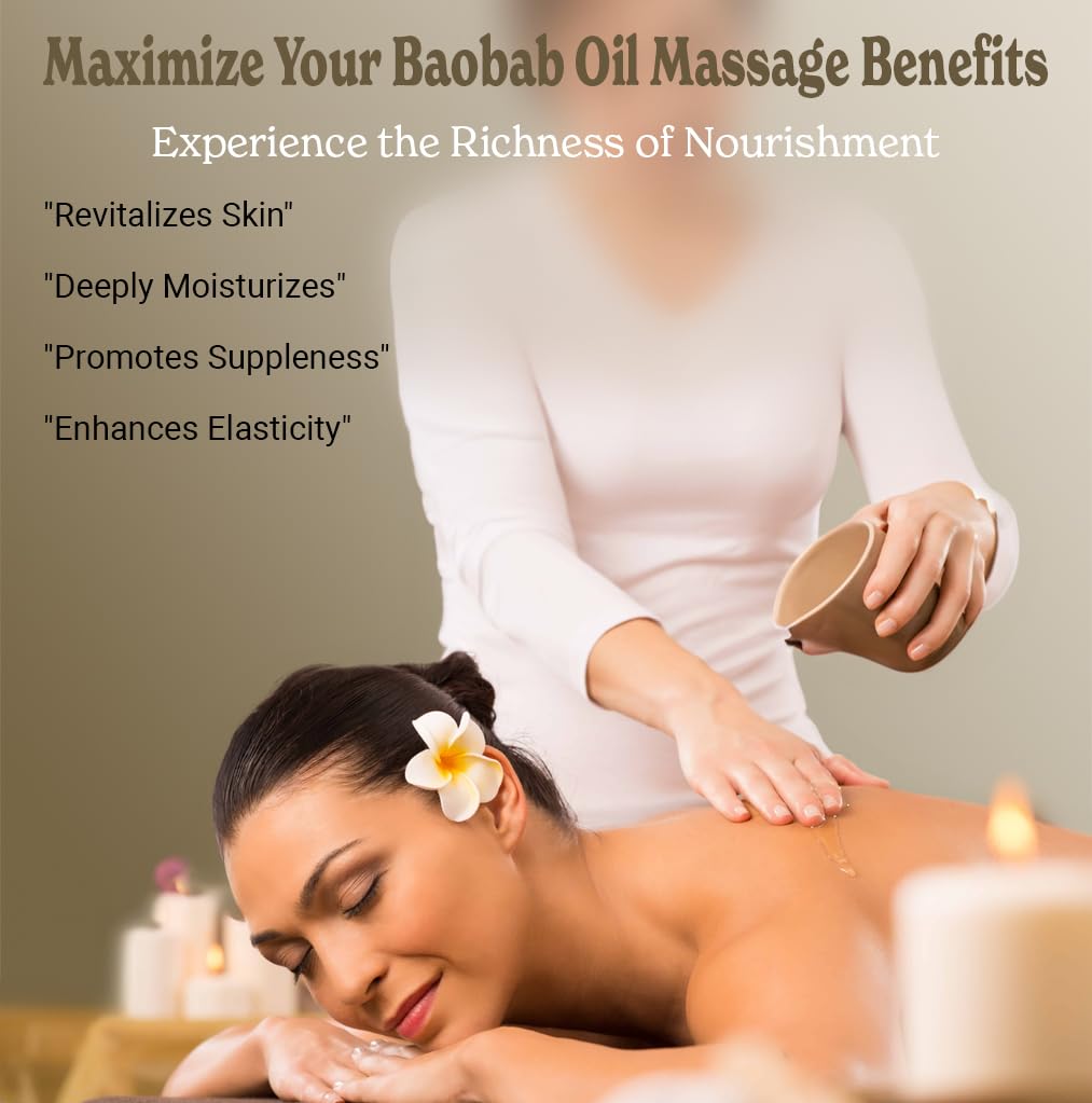 Bella Terra Oils - Baobab Oil 16oz - The Ultimate Choice for Skin Hydration, A Symphony of Amino Acids & Essential Minerals for Your Skin : Beauty & Personal Care