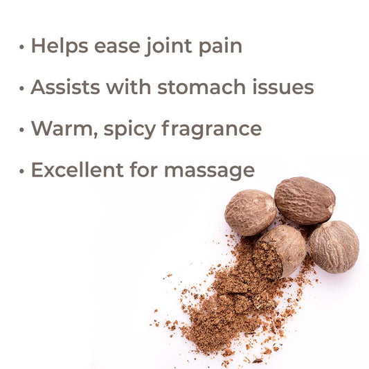 Plant Therapy Nutmeg Essential Oil 30 Ml (1 Oz) 100% Pure, Undiluted, Therapeutic Grade