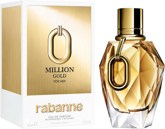 Paco Rabanne Million Gold For Her Eau De Parfum 90Ml
