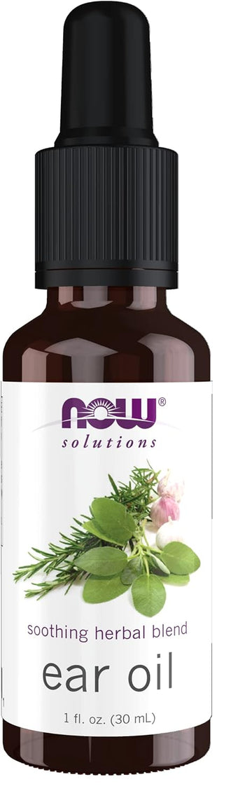 Now Solutions, Ear Oil, Soothing Herbal Blend, Great On Mild Discomfort Or Irritation, 1-