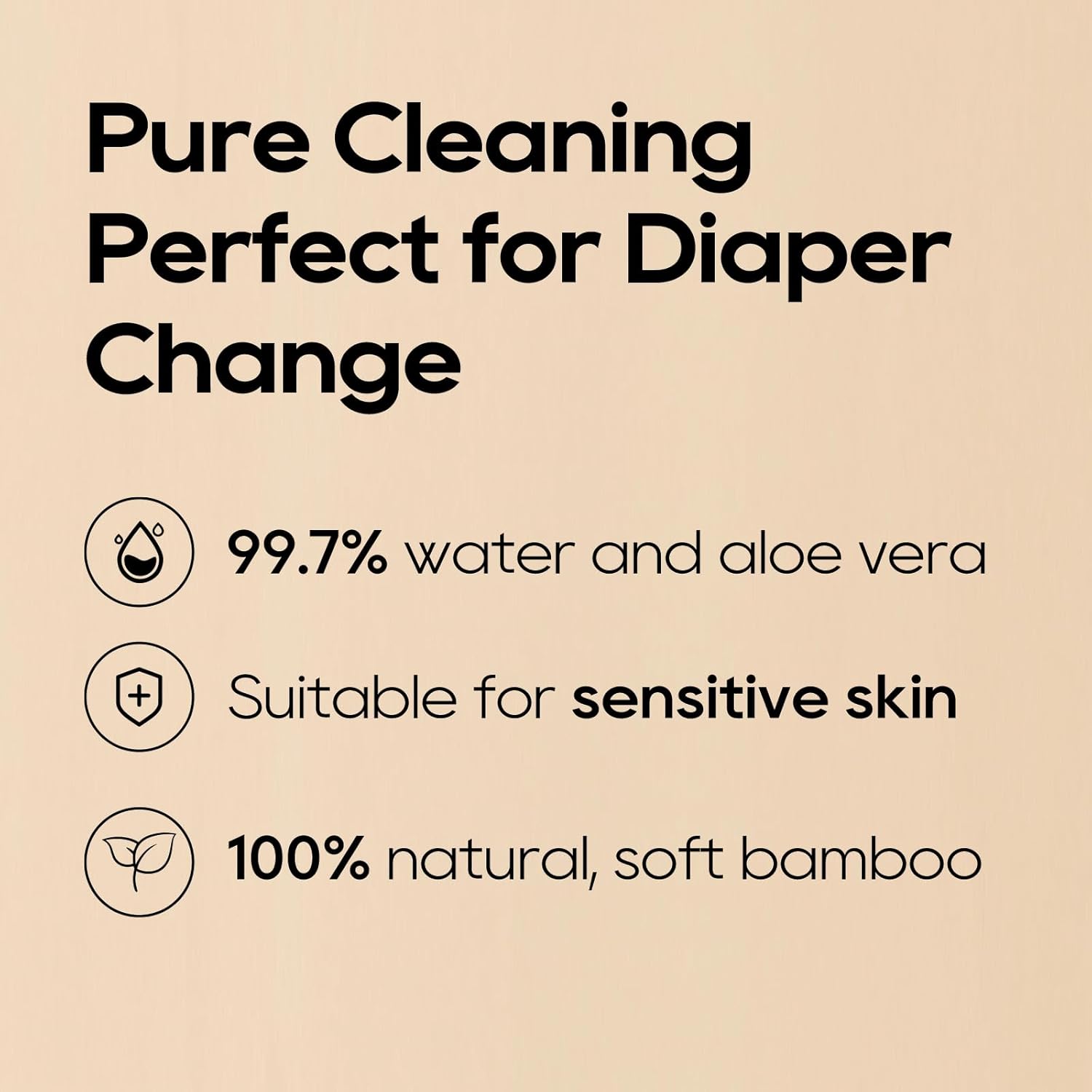 Eco Boom Bamboo Viscose Wipes - Biodegradable, Fragrance-Free, Gentle Cleaning