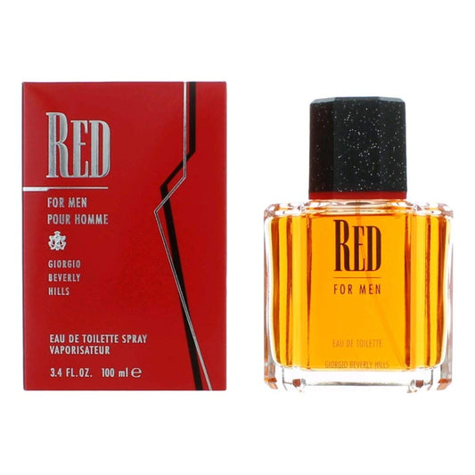 Red By Giorgio Beverly Hills For Men - 3.4 Oz Edt Spray : Perfume For Men Red Giorgio : Beauty & Personal Care