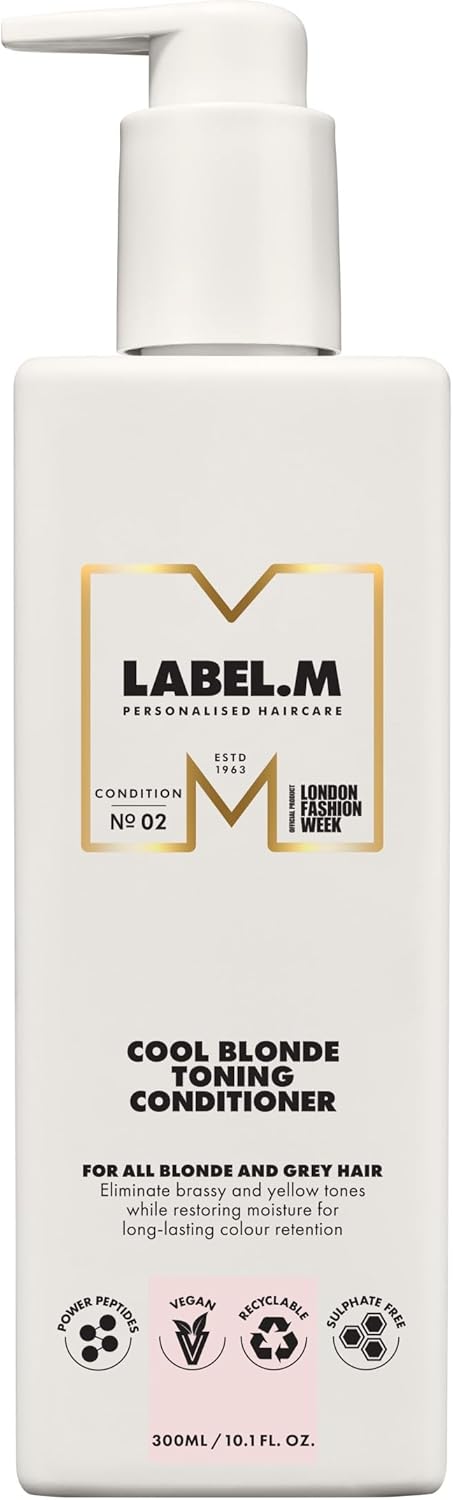 Label.M Cool Blonde Toning Conditioner 300Ml – With Recyclable Pump