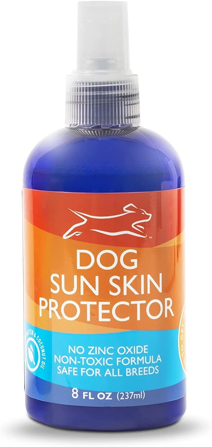 EBPP Dog Sunscreen Sun Skin Protector Spray 8 oz - Safe for All Breeds with No Zinc Oxide - Pet Protection and Moisturizer for Skin, Coat, Nose, Ears