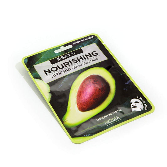 K-Beauty Nourishing Avocado Facial Sheet Mask : Beauty & Personal Care