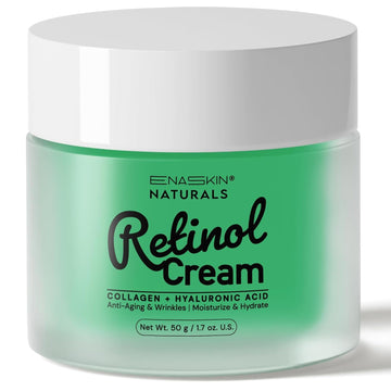 Retinol Cream For Face: Anti-Wrinkle Moisturizer For Deep Wrinkles, Dry Skin & Neck Firming For Men & Women