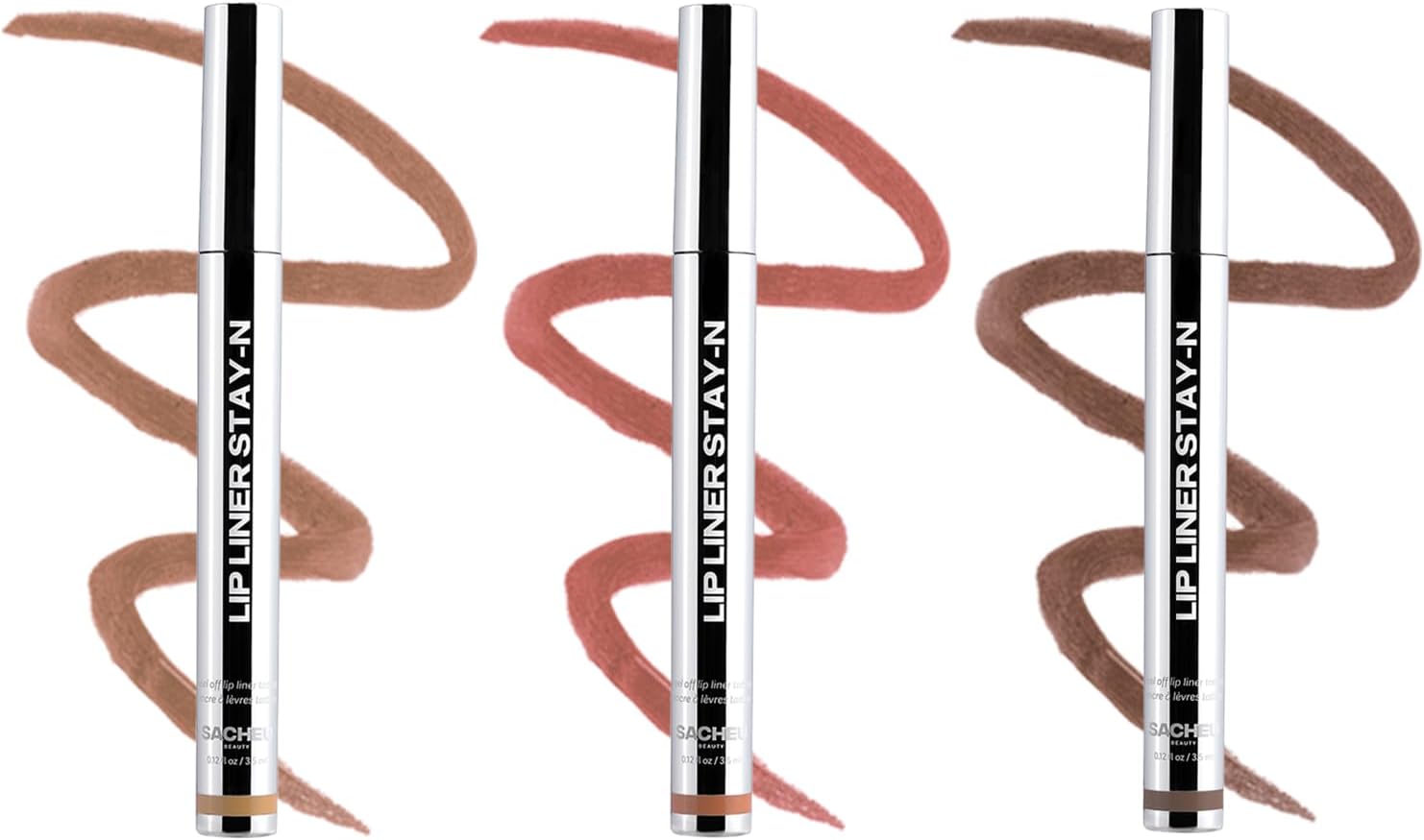 Sacheu Lip Liner Stay-N Peel Off Lip Stain — Long Lasting Matte Lip Tattoo Transfer Proof Lipstain Infused With Hyaluronic Acid & Vitamin E For All Skin Types — Vegan & Cruelty-Free, Hey-Zel