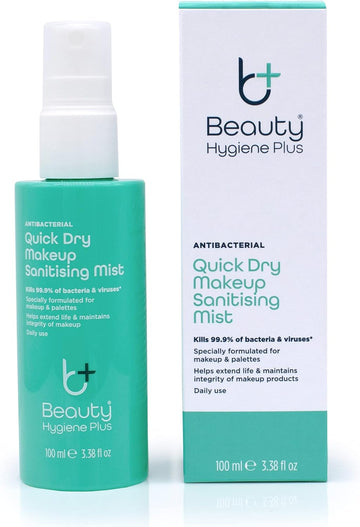 Beauty Hygiene Plus Makeup Sanitising Mist Quick Dry Antibacterial & Antiviral 100Ml