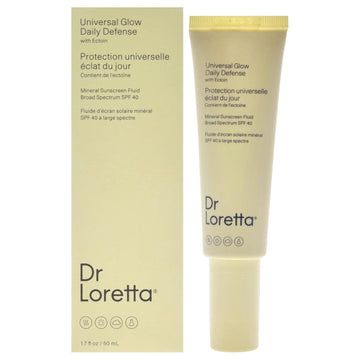 Universal Glow Daily Defense Mineral Sunscreen Fluid Spf 40 By Dr. Loretta For Women - 1.7 Oz Sunscreen