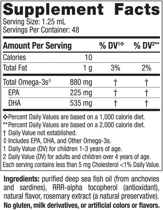 Nordic Naturals Children?s DHA Xtra, Berry Punch - 2 oz for Kids - 880