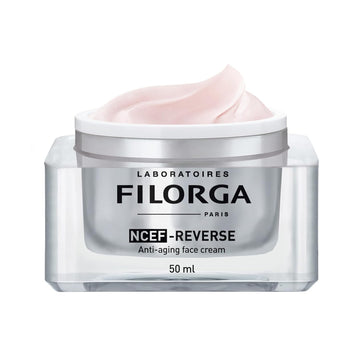 Filorga Ncef-Revitalize Cream, A Concentrated Anti-Aging Face Cream Formulated With Ncef Complex Containing Hyaluronic Acid, Amino Acids, And Co Enzymes For Strengthened And Smooth Skin, 1.69 Fl Oz