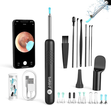 Ear Wax Removal Tool Camera,BEBIRD R1 Ear Wax Removal Ear Camera,Ear Cleaner with Camera,1080P Hd Endoscope,Wireless Earwax Removal Kit with Camera,6 Led Lights Waterproof Ear Scope for Ear Cleaning