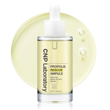 Cnp Rescue+Propolis Serum - Redness Relief Serum With Niacinamide & Ip-Bha, Soothing, Hydrating, Minimizing Pores, For Oily & Sensitive Skin, Lightweight Essence For Glass Skin, Korean Skin Care
