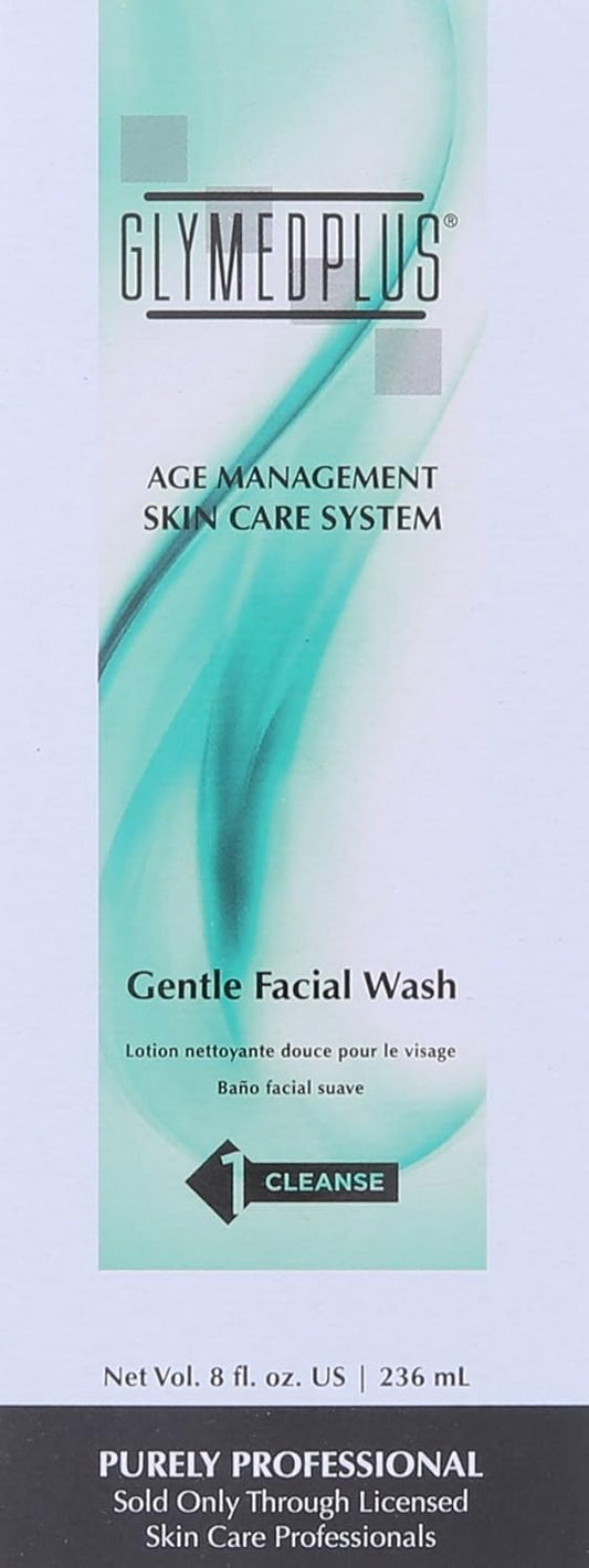 Glymed Plus Age Management Gentle Facial Wash, 8 Ounce