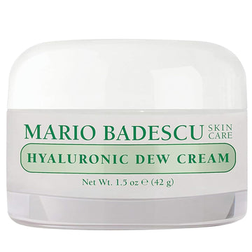 Mario Badescu Oil Free Hyaluronic Dew Cream | Hydrating Face Cream Formulated With Squalane For A Dewy Glow | 1.5 Oz