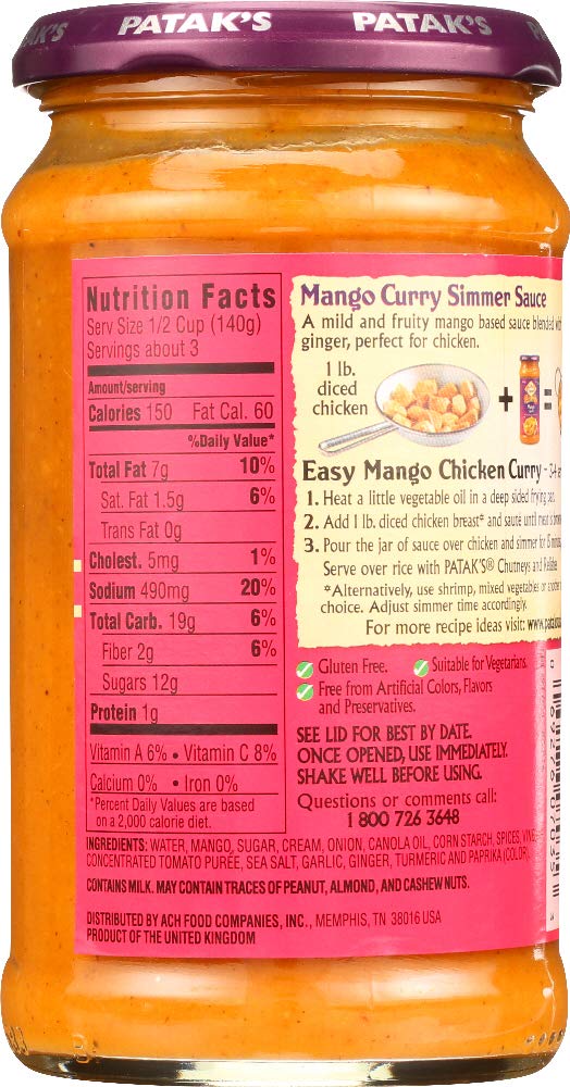 Pataks Tikka Masala All Purpose Sauce, 15 Oz