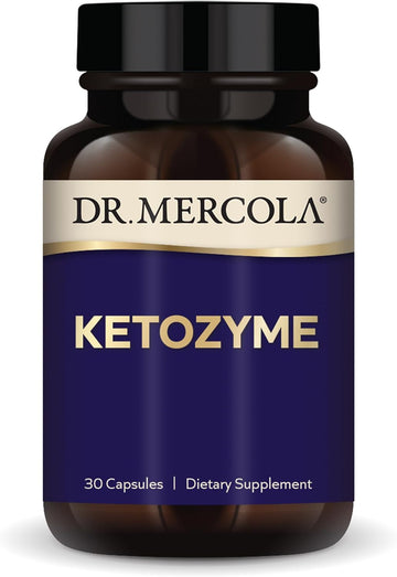 Dr. Mercola Ketozyme, 30 Capsules, Non-Gmo, Gluten Free, Soy Free