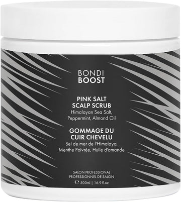 Bondiboost Scalp Care Micro-Exfoliating Scalp Scrub - Creamy Whipped Formula With Pink Salt, Sea Salt, Peppermint Oil & Vitamin E For Deep Cleansing - Vegan & Cruelty-Free, 200Ml