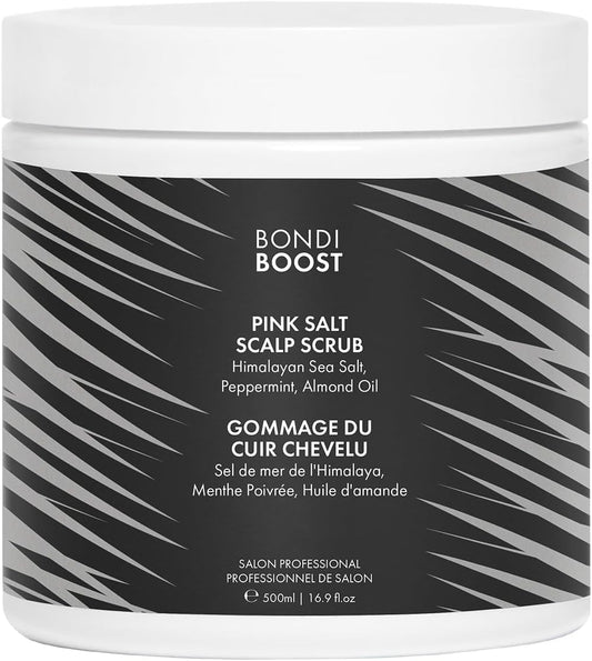 Bondiboost Scalp Care Micro-Exfoliating Scalp Scrub - Creamy Whipped Formula With Pink Salt, Sea Salt, Peppermint Oil & Vitamin E For Deep Cleansing - Vegan & Cruelty-Free, 200Ml