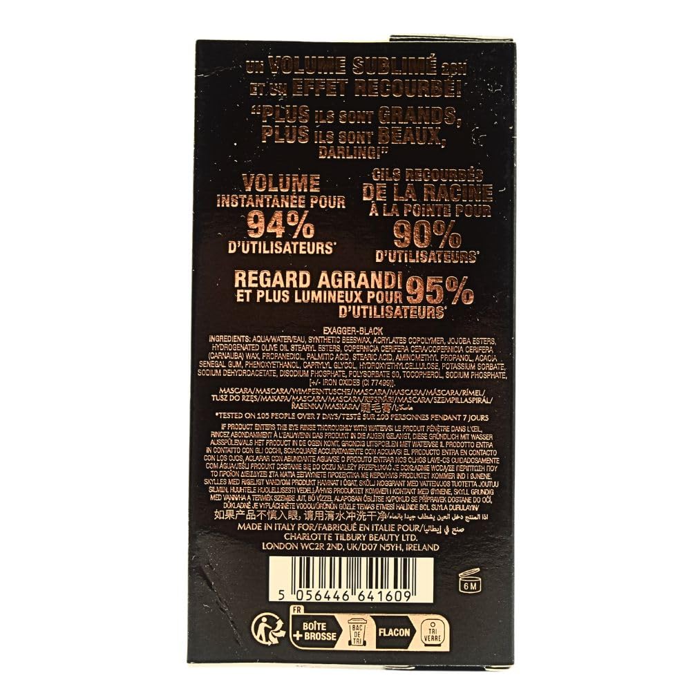 Charlotte Tilbury Exagger-Eyes Volume Mascara : Beauty & Personal Care