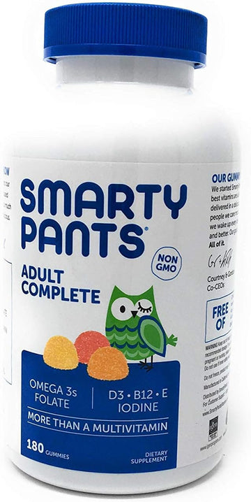 Smartypants, Multivitamin Complete Adult, 180 Gummies