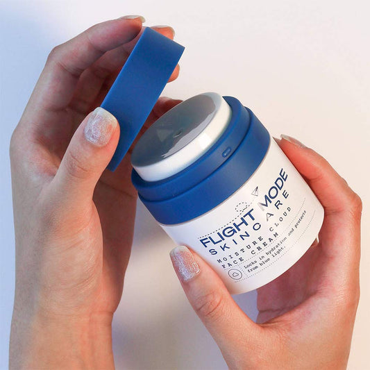 Flight Mode Moisturizing Cloud Face Cream For Men And Women | Natural Hydrating, Lifting, Anti-Aging Travel Size Facial Skin Moisturizer Lotion - 50Ml E/1.69Oz