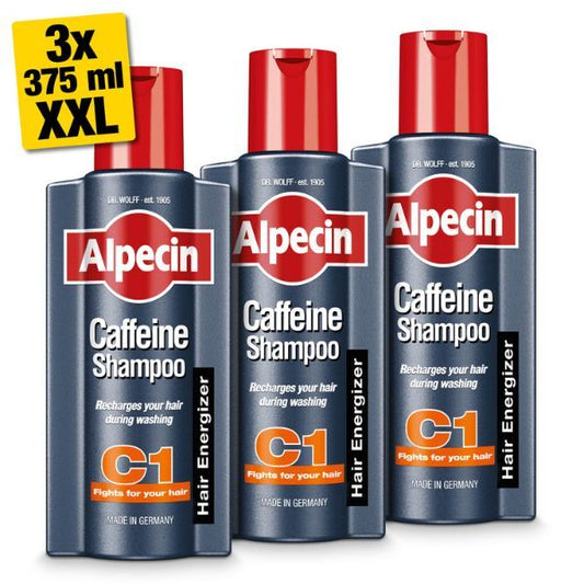 Alpecin Caffeine Shampoo Xxl 3X 375Ml | Prevents Hair Loss