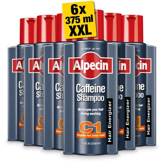 Alpecin Caffeine Shampoo Xxl 6X 375Ml | Prevents Hair Loss