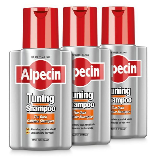 Alpecin Tuning Shampoo 3X 200Ml | Preserves Natural Colour