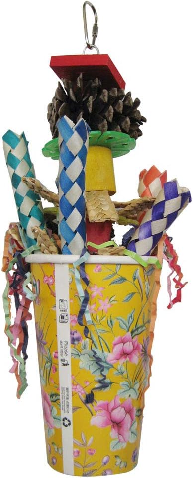 Punch Bowl Chewable Foraging Parrot Toy :Pet Supplies