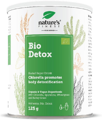 Nature's Finest by Nutrisslim Bio Detox Superfood Mix | 28 Day Treatment | All-Natural & Organic Blend for Body Detox | Vegan & Vegetarian