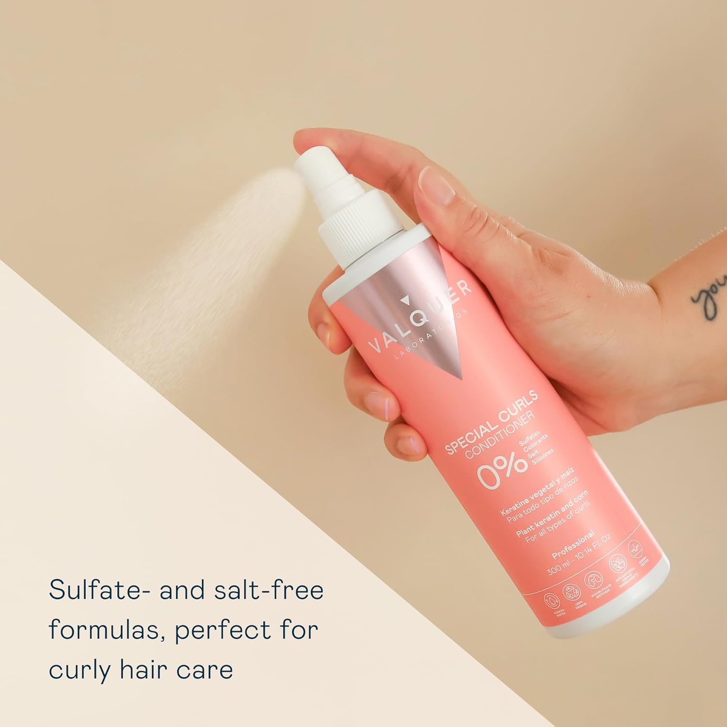 Valquer Special Pack Curls Shampoo 400 ml, Mask 275 ml and Conditioner 300 ml. Treatment of Curly Hair Curly Method Defined Curls. Moisturizes and Softens with Vegetable and Corn Keratin. Vegan : Amazon.co.uk: Beauty