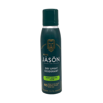 Jason Hemp Seed Oil And Aloe Dry Spray Deodorant 3.2 Oz Aerosol