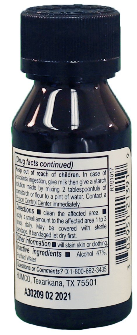 Humco 121391001 Iodine Tincture, Mild 2%, Usp, 1Oz : Health & Household