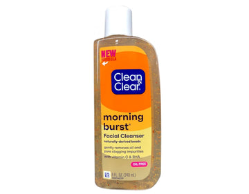 Clean & Clear Morning Burst Facial Cleanser With Bursting Beads, 8 Ounce