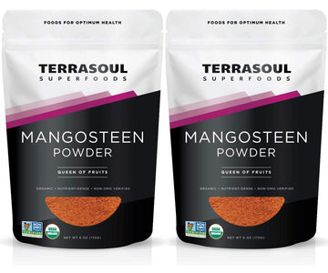 Terrasoul Superfoods Mangosteen Fruit Powder (Organic), 12 Ounces