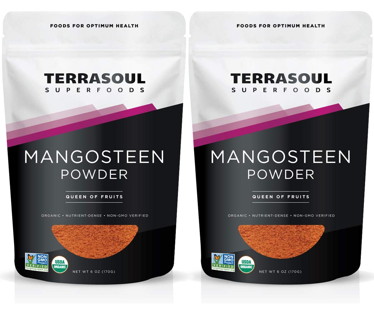 Terrasoul Superfoods Mangosteen Fruit Powder (Organic), 12 Ounces