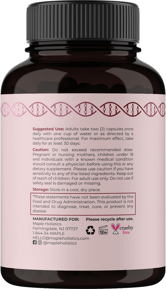 Thicker Hair Growth Vitamins - Extra Strength Biotin and Collagen Supplement with Healthy Hair Vitamins for Hair Loss - Visibly Stronger and Fuller Hair Growth Supplement (1 Month) (Womens)