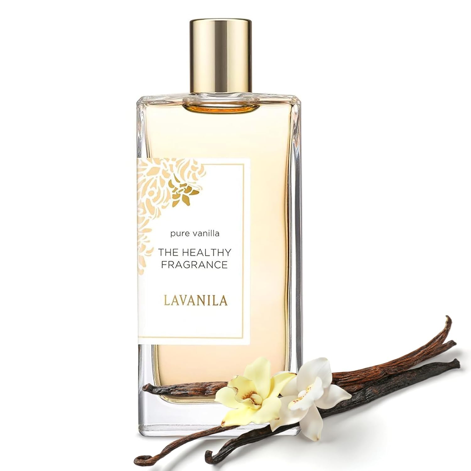Lavanila Pure Vanilla Perfume Set For Women (1.7 Fl Oz + 10Ml Roller-Ball) - Pure Madagascar Vanilla Fragrance, Clean And Natural Eau De Parfum Made In Usa