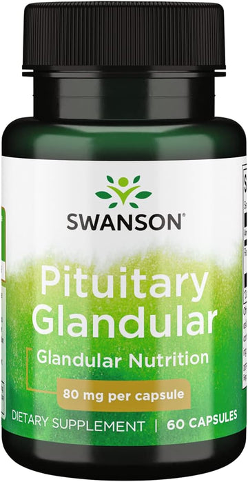 Swanson Raw Pituitary Glandular 80 Milligrams 60 Capsules