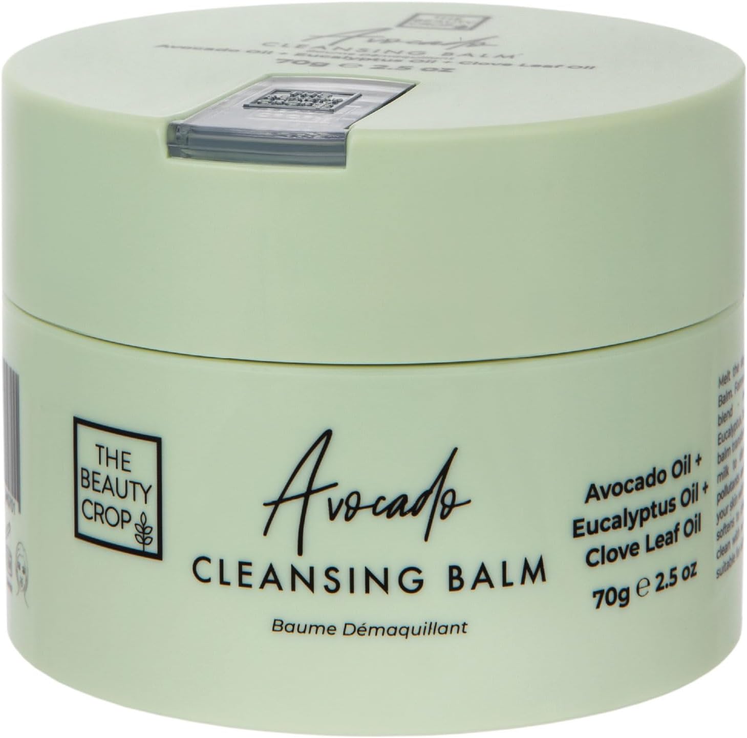 The Beauty Crop Avocado Cleansing Balm Refill - Nourishing & Hydrating, Suitable For All Skin Types, Vegan Friendly - 100 Ml