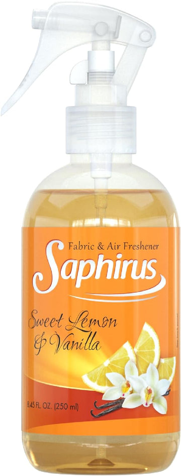 Home & Fabric Spray Air Freshener for Office, Car, Bathroom, Multiroom - Sweet Lemon Vanilla, 8.45 Oz (Pack of 1)
