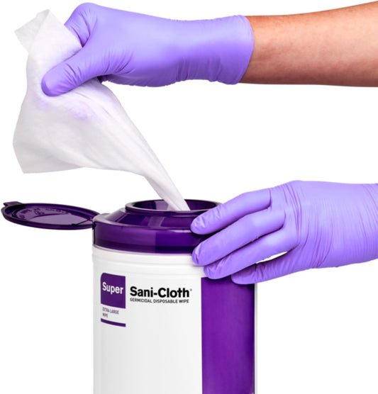 Super Sani-Cloth Surface Disinfectant Cleaner Wipe Canister Alcohol Scent 450 Ct P86984
