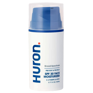 Huron Spf Face Moisturizer - Spf 30 Face Lotion - Broad Spectrum Formula - Moisturizes & Protects Your Skin - Blocks Uva, Uvb, & Hev Rays - Fragrance Free - 2.7 Fl Oz