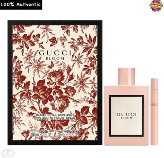 Gucci Bloom 2 Piece Gift Set: Eau De Parfum 100Ml - Eau De Parfum 10Ml