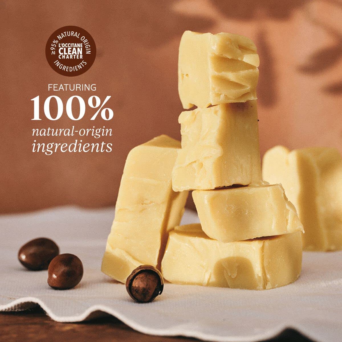 L'Occitane Organic Certified Pure Shea Butter:, Nourish Dry Skin & Hair, With Vitamin E, Multipurpose Organic Beauty Balm, Treatment, Protects From Dryness, Softening : Beauty & Personal Care