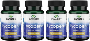 Swanson Lycopene 10 Mg 120 Sgels 4 Pack
